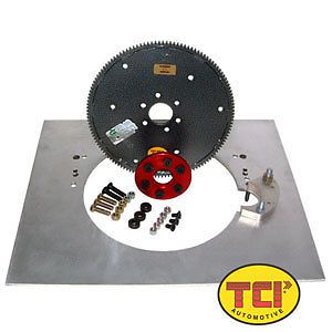 Tci 149160 bellhousing adapter kit 318-360 chrysler engines chevy transmissions