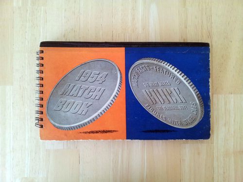 1954 buick match book / compare buick with mercury, dodge, nash, studebaker,...