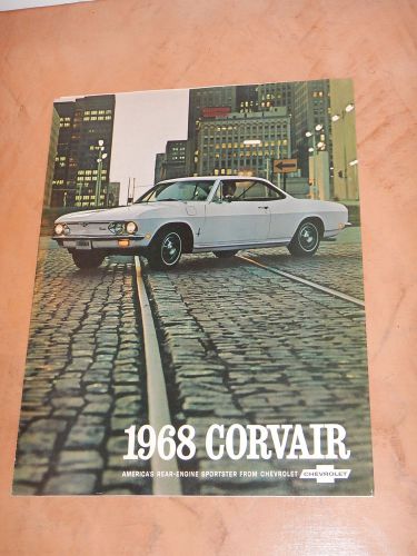 Original 1968 chevrolet chevy corvair dealer sales brochure  (lot 62)