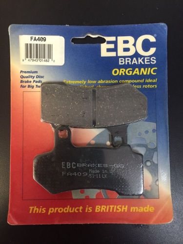 Ebc organic brake pads rear harley~ flhx street glide 08~15 fa409
