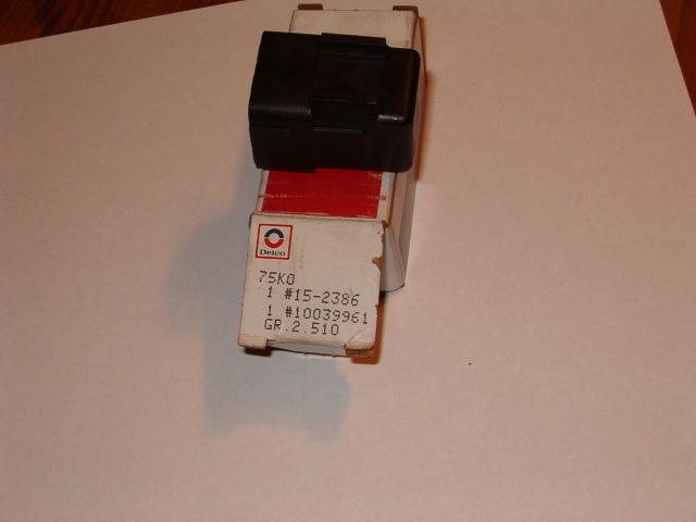 1984-91 chevy corvette headlight relay nos gm delco