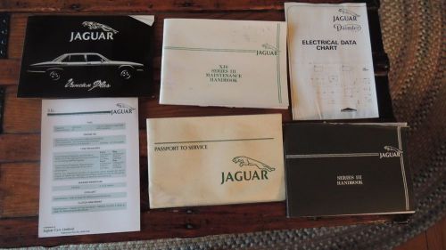 Jaguar xj6 owners manuel set