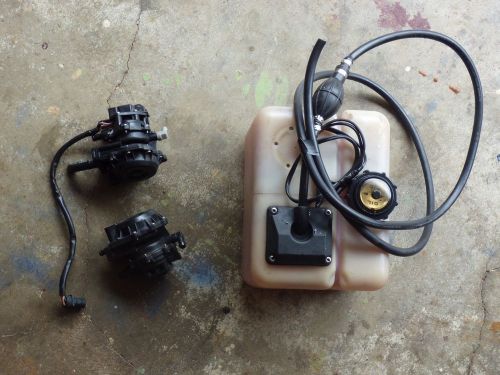 Outboard motor parts 84 johnson vro pumps &amp; tank