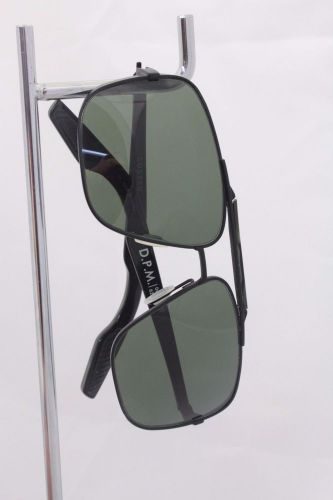 Ivi custer 06696-902 rectangular sunglasses,dpm series &amp; black used (23-2b)