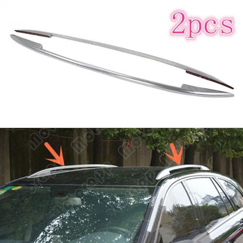 2x aluminium baggage holder roof carrise for benz r320 r350 r500 r550 2006-2016