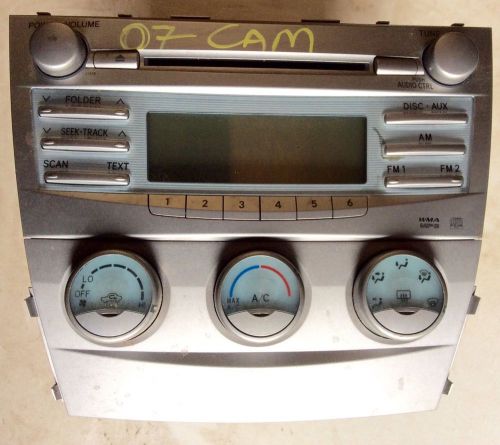 Toyota camry 2007-2010 climate control cd mp3 player radio