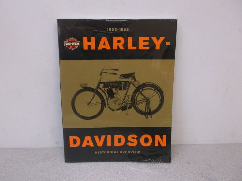 Harley-davidson 1903-1993 historical overview (mc9309hd)