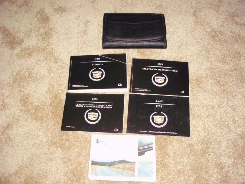 2009 cadillac cts/ cts- v owner&#039;s manual with case