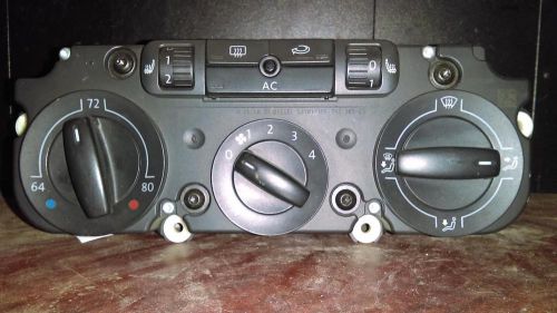 Volkswagen rabbit heat/ac controller, manual temperature control, w/heated seats