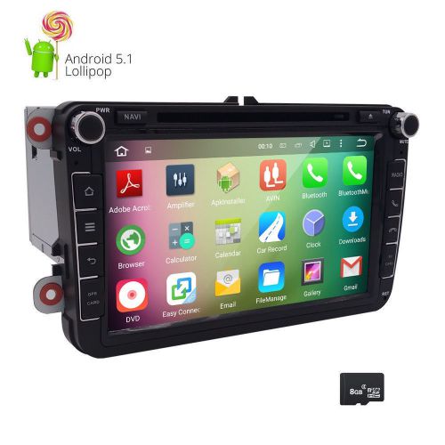 For vw jetta passat tiguan golf android 5.1 car dvd player stereo gps w wifi dvr
