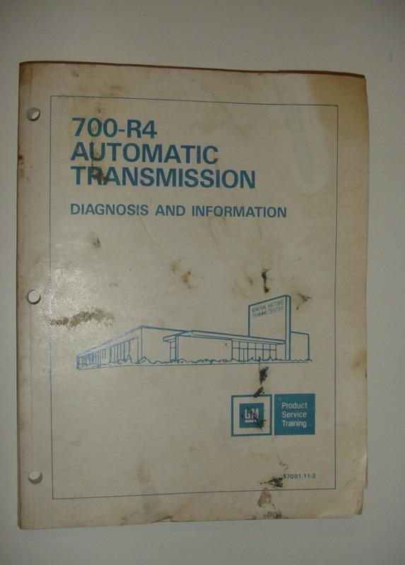 1985 chevy r4 auto transmission service manual