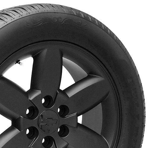 20" inch black chevy silverado suburban tahoe avalanche wheels rims and tires