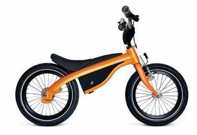 Bmw oem factory lifestyle kid's bike orange accessories 80912318529