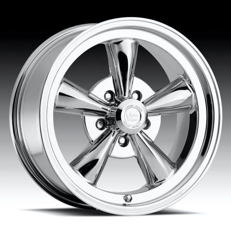 15" inch 5x4.5 5x114.3 chrome wheels rims 5 lug 15x7" +6 offset plymouth dodge