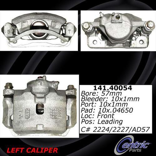 Centric 141.40053 front brake caliper-premium semi-loaded caliper