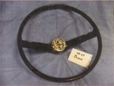 68 69 ford mustang standard black steering wheel 
