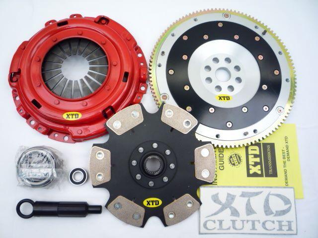 Xtd stage 4 clutch & 8lbs flywheel kit 94-01 integra b18 (1700lbs)
