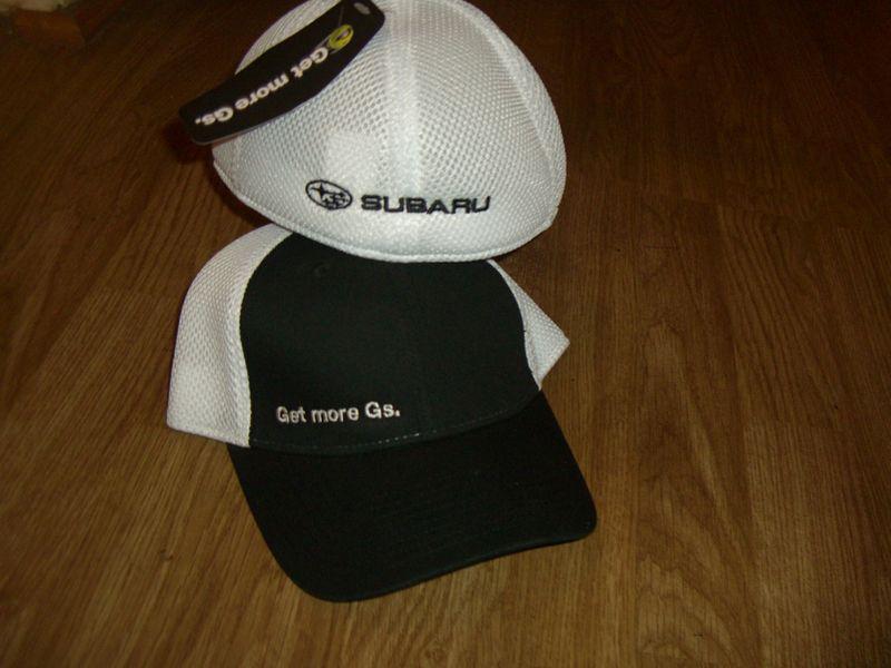  subaru hat new era  cap "get more g's"  flex  fit head band embroidered  w/tag