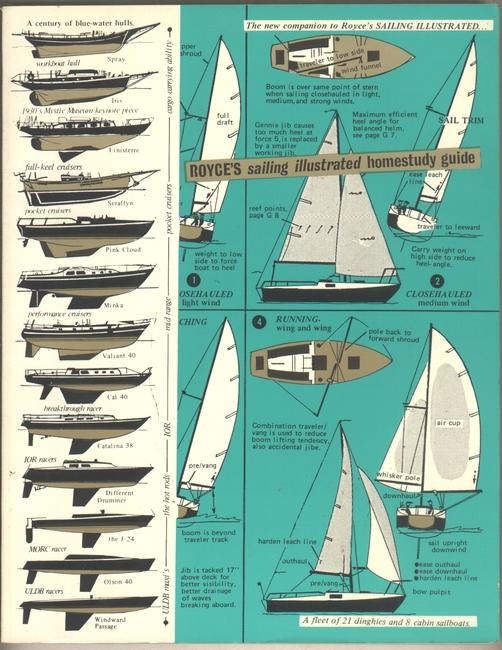 Royce's sailing illustrated homestudy guide 1989 learn sail sailor ex condition