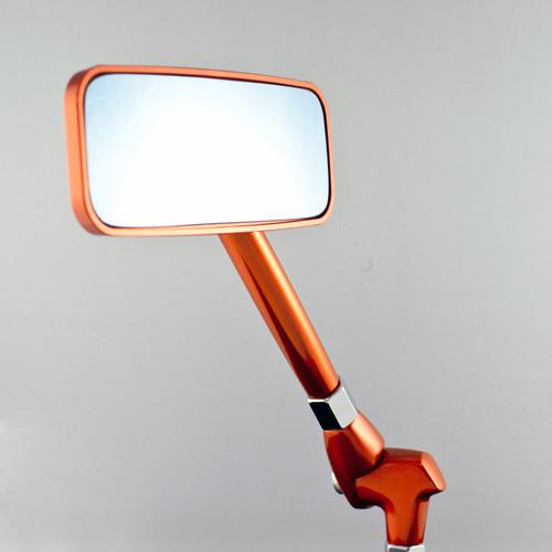 Glossy orange mirrors aluminum for harley-davidson sportster nightster