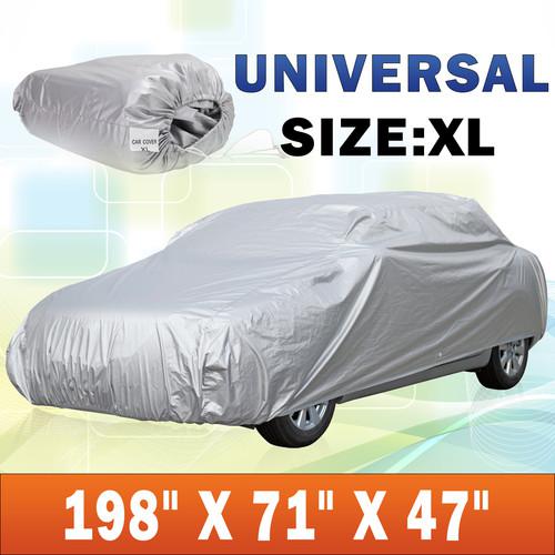 Outdoor universal full car cover 5305 x 1810 x 1190mm auto sedan coat dustproof