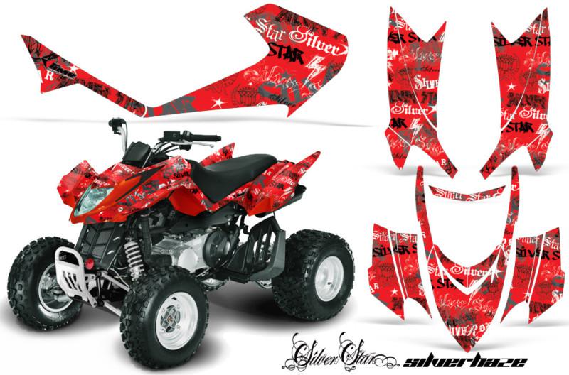 Amr racing graphic kit atv arctic cat dvx 250 300 400 race quad bike close out