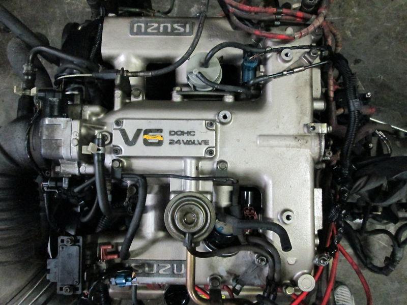 Isuzu bighorn trooper jdm 6vd1 engine 3.2l dohc motor v6 3.2 liter japanese used