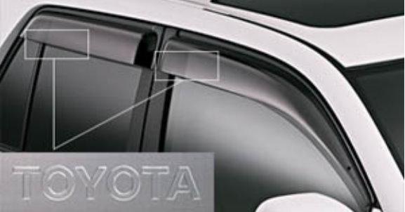 Toyota genuiine hilux surf window door side rain guard visor jdm 2002 - 2009 oem