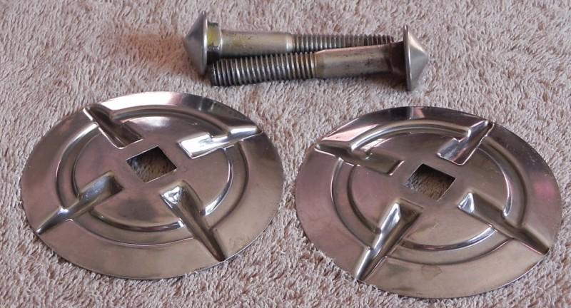 57 chevy chevrolet two ten (210) one fifty (150) bumper bullet standard inserts