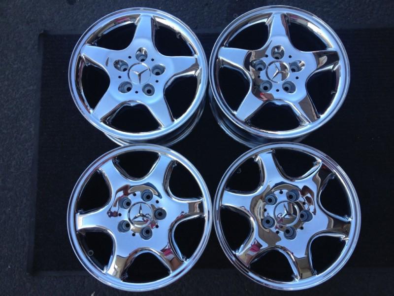 Set of 4 mercedes ml series 16"x7",8" 5x112mm staggered wheels rims