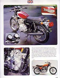 1975 triumph trident motorcycle article - must see!!