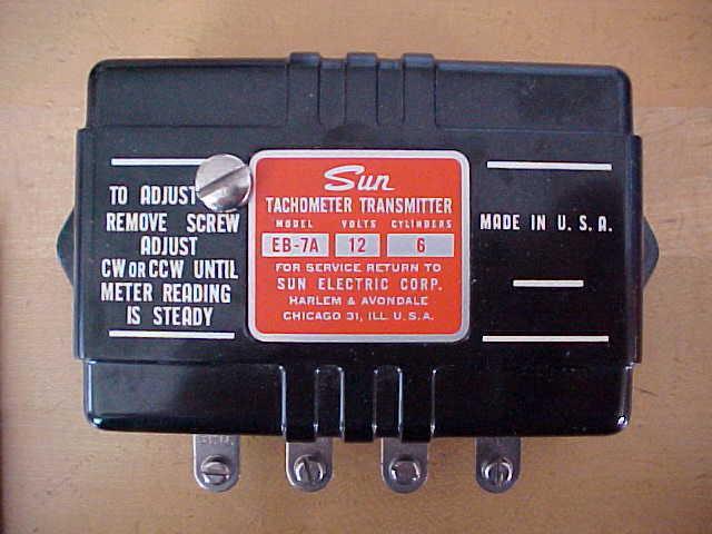 Sun model eb-7a tachometer transmitter in original box & instructions/never used