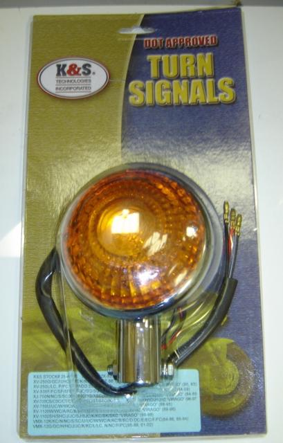 Yamaha virago turn signal by k&s - new - free shipping