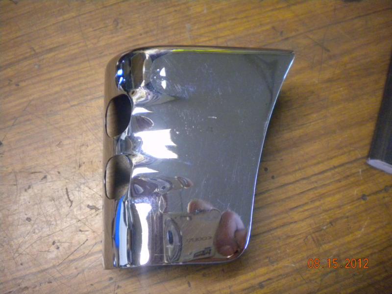 Chrome chopper custom coil cover for harley 4-speed big twin 65 to 86 