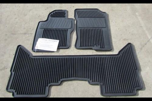 Nissan pathfinder 2009-2012 all weather mats 3 pieces oem