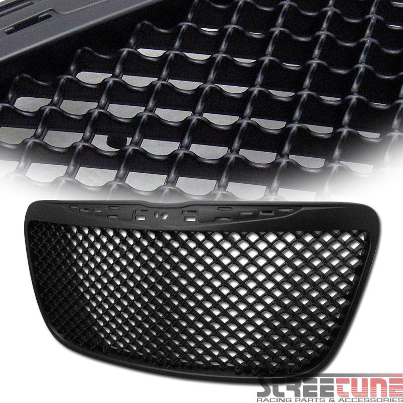 Euro blk luxury style mesh front hood bumper grill grille 11+ chrysler 300 300c