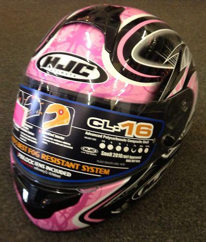 Hjc cl-16 hellion mc-8 (pink) size xl motorcycle helmet