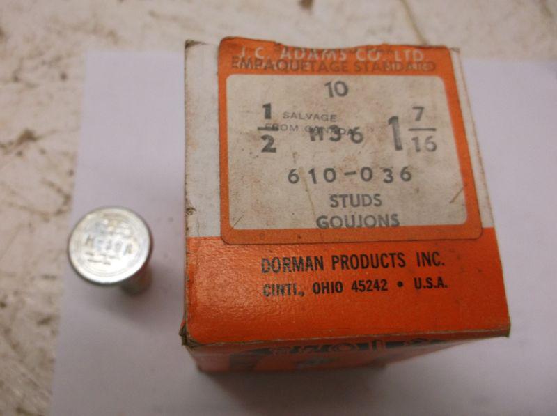 Dorman 610-036  wheel studs 1959 -1970 dodge truck ... box of 10