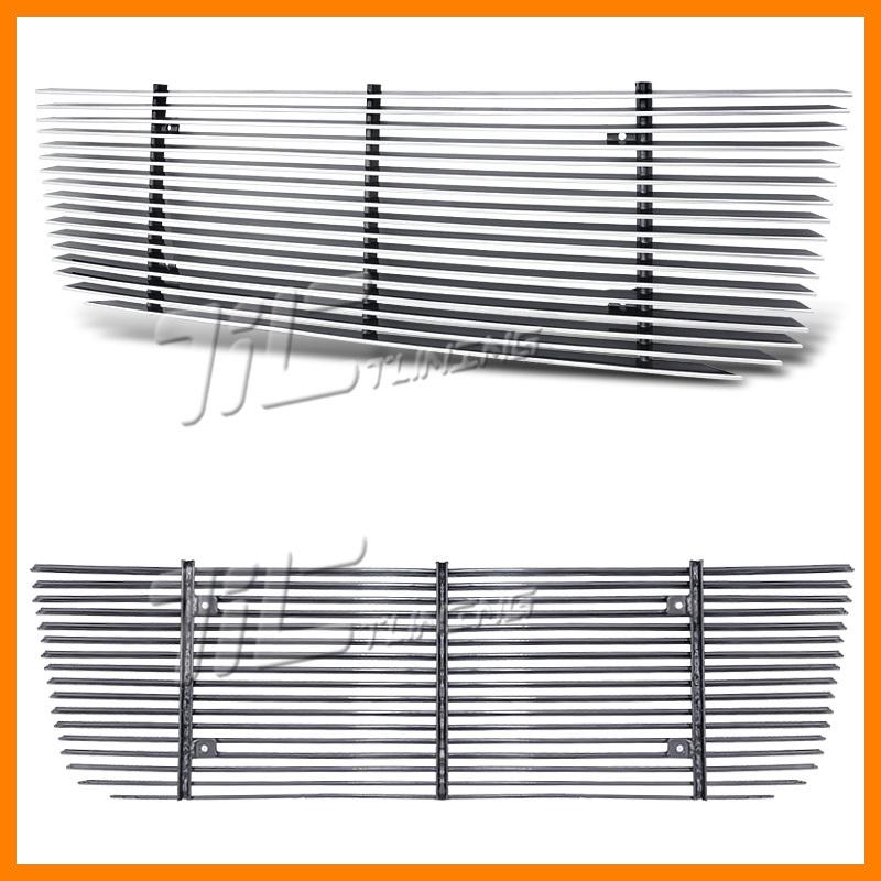 2001-2004 gmc envoy suv billet style front grille insert kit replacement new