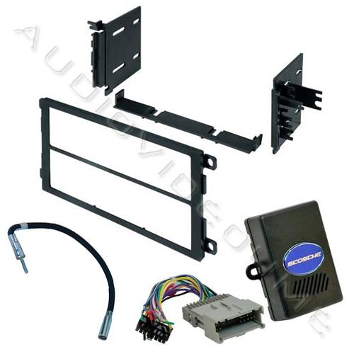 Radio stereo installation kit  for select gm cars + interface + antenna adapter