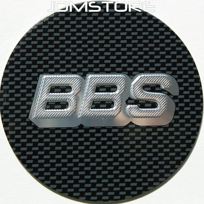 70mm carbon wheel center sticker badge emblems 4pcs (fits: chevrolet ford etc.)