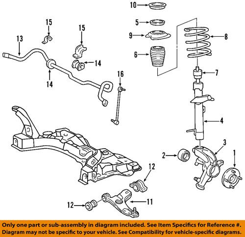 Ford oem 8s4z-5484-c sway bar bushing/suspension stabilizer bar bushing