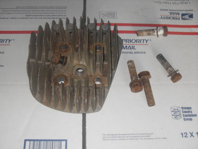 1973 yamaha dt1 dt250 dt 250 cylinder head and bolts