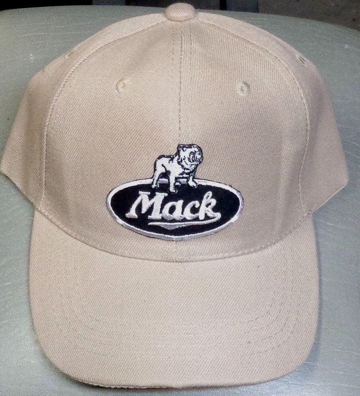 Mack trucks   hat / cap   tan    