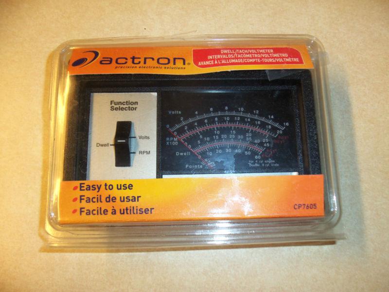 New actron cp7605 dwell/tachometer/voltmeter analyzer 
