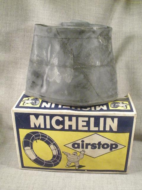 Vintage italy michelin airstop inner tube box