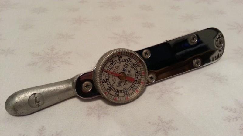 Snap on  -  3/8" drive vintage torqometer