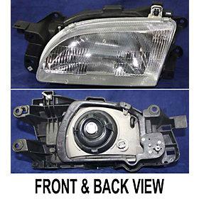 New headlight headlamp assembly drivers left side w/bulb