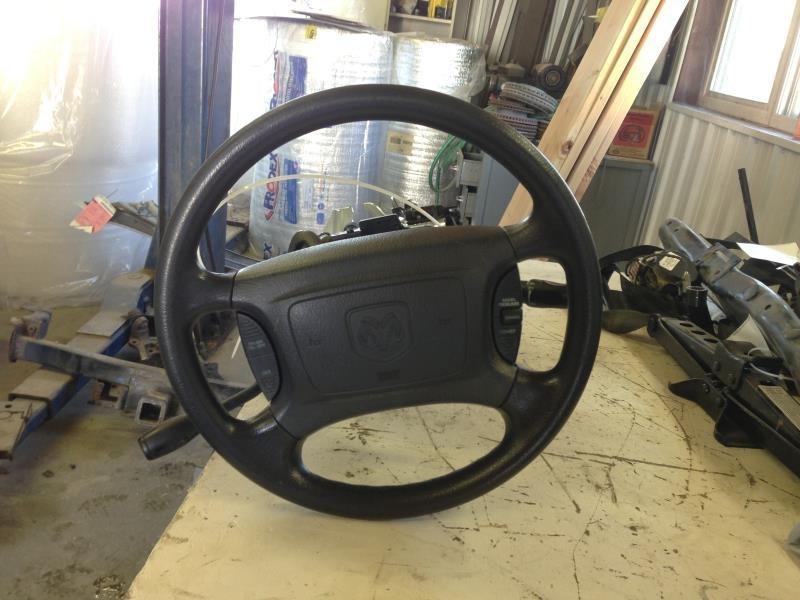 01 02 03 durango steering wheel,radio controls,leather,ejdv