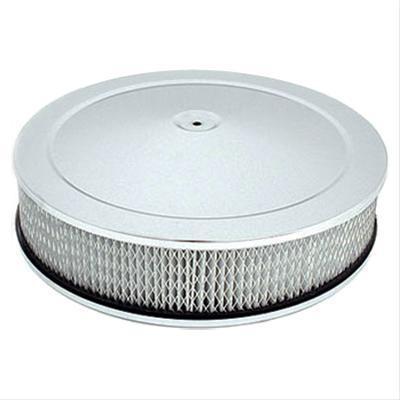 Spectre performance muscle car air cleaner 14" dia round white paper element